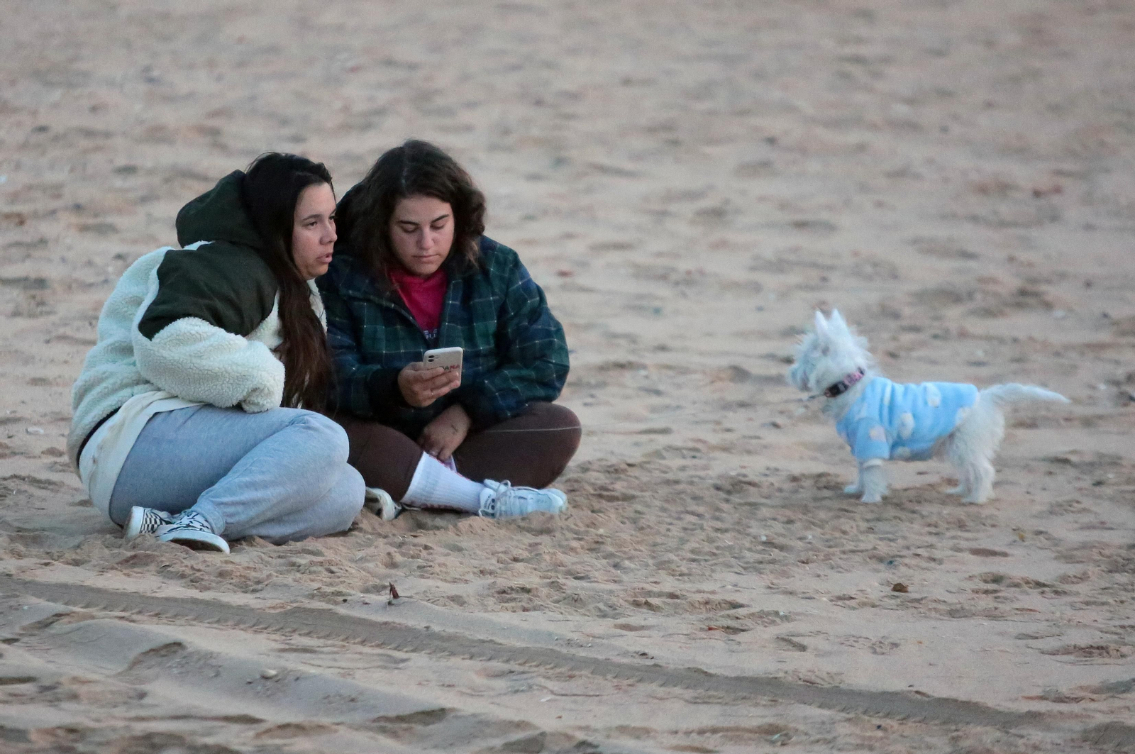 Imágenes del ambiente para ver el lanzamiento del cohete Miura 1