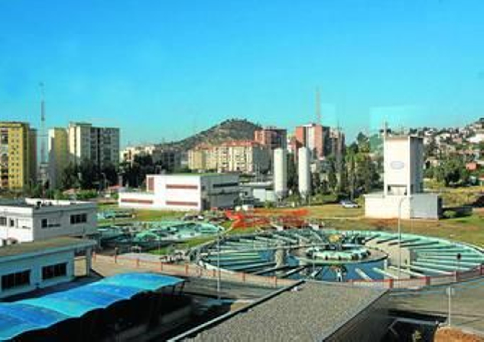 Imagen de la planta potabilizadora de El Atabal. Imagen de la planta potabilizadora de El Atabal.