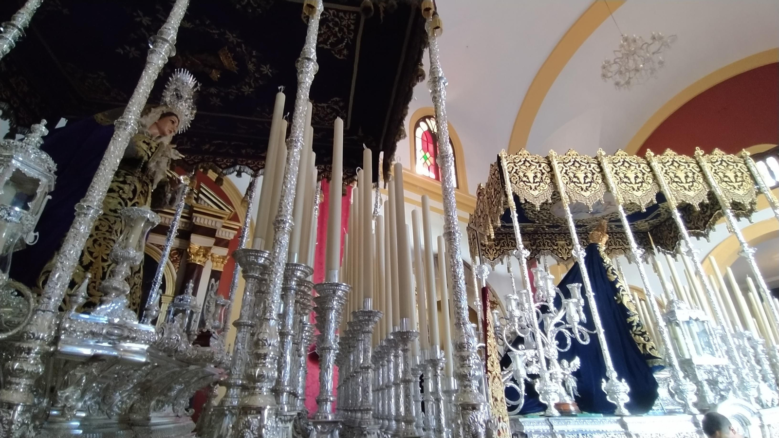 Las vísperas de la Magna Mariana de San Fernando en la iglesia de la Pastora