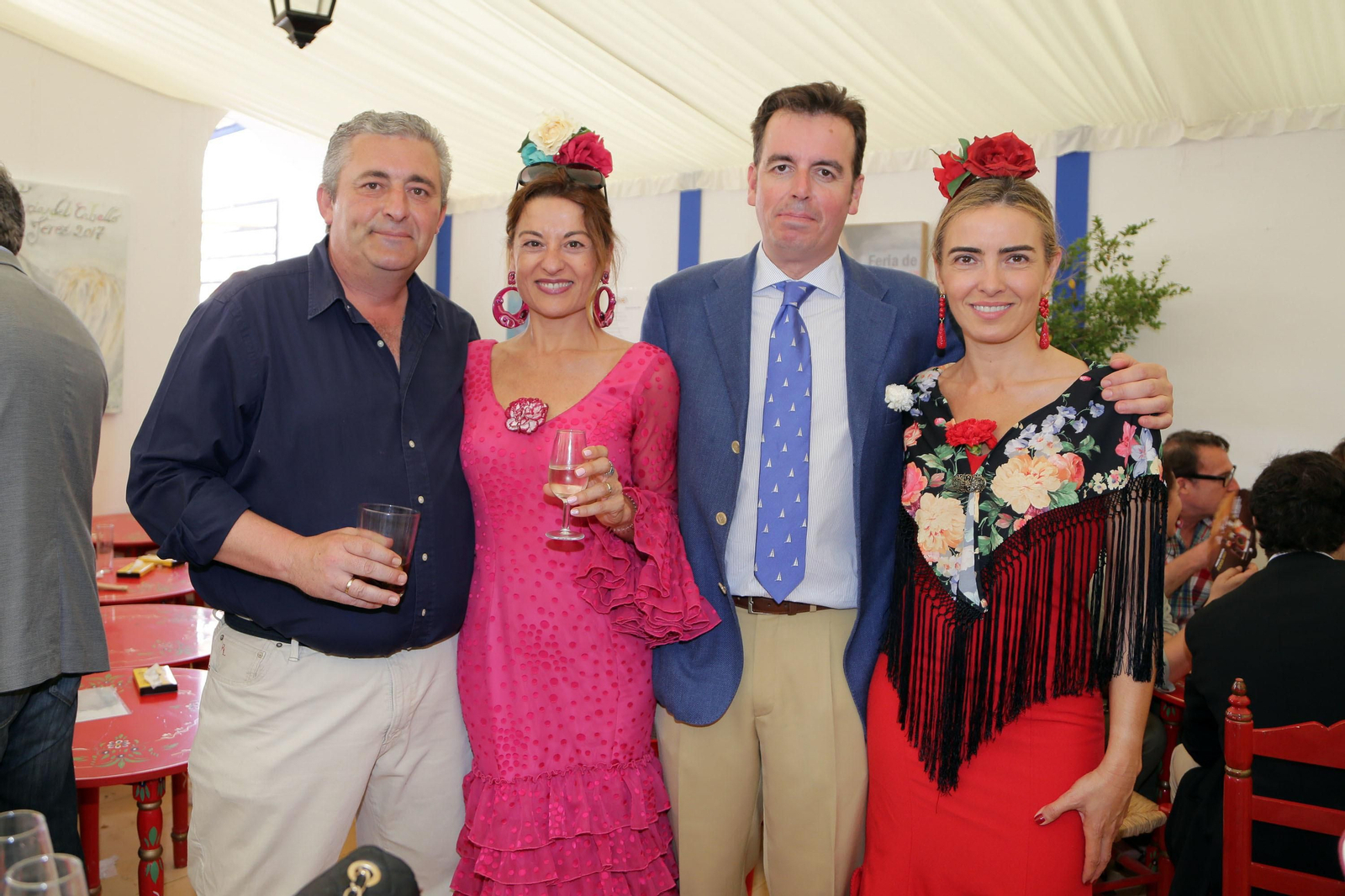 Ángel González, Susana Martínez, Luis de Diego y Arantxa Guerra.