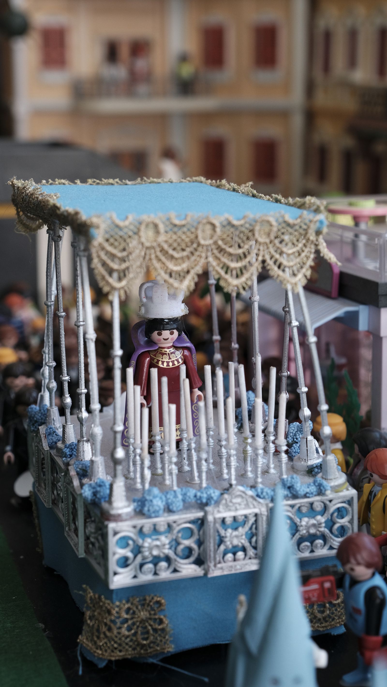 Inauguración de la exposición de playmobil de semana santa de Almería