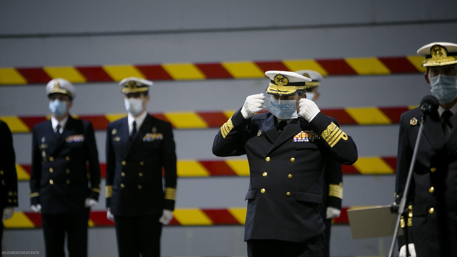Toma de posesión del nuevo Almirante de la Flota, Eugenio Díaz del Río.