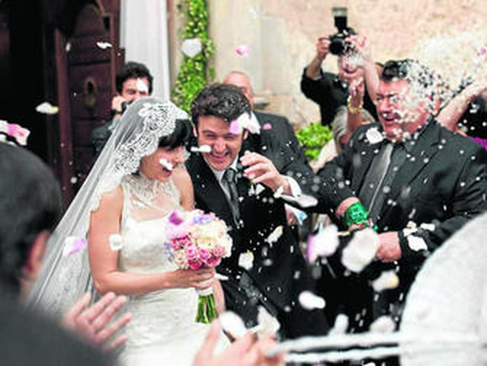 Leticia Dolera y Diego Martín, en una escena de 'Rec 3'.