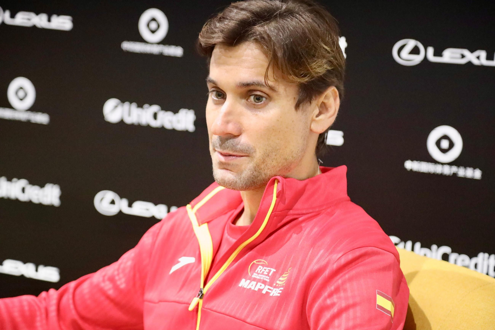 La entrevista a David Ferrer, en fotos