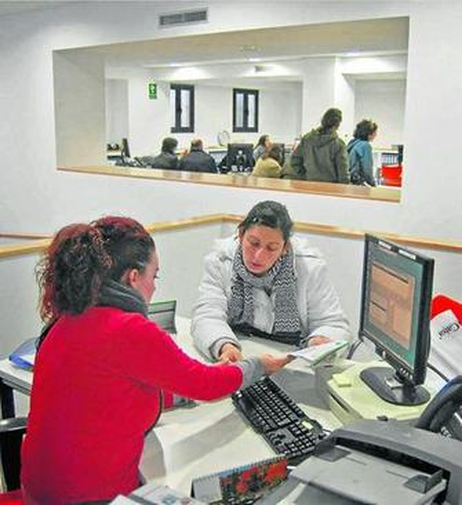 Oficinas de la empresa municipal, ubicada en la plaza de España.