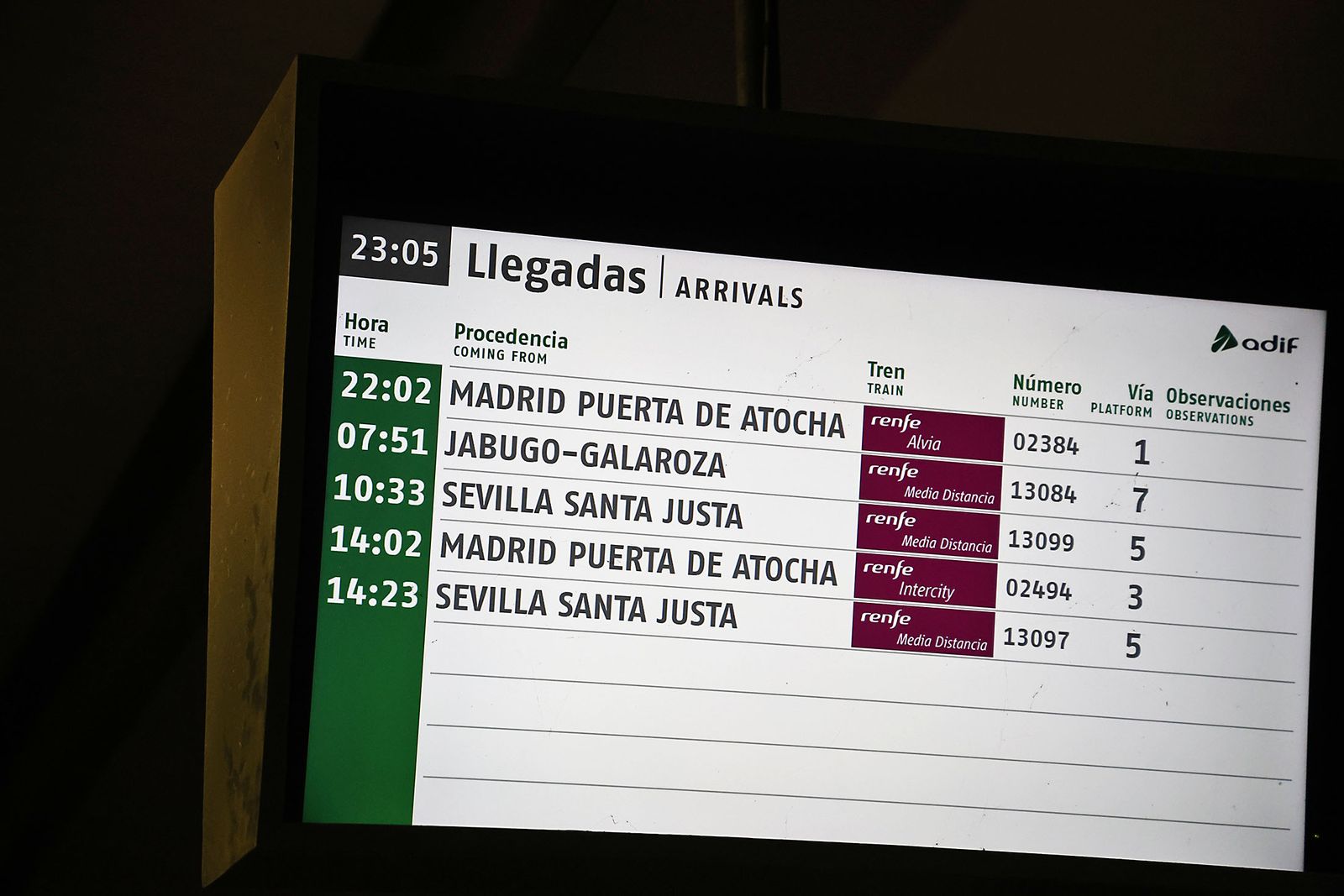 Las Fotografías del dispositivo de urgencia en la estación de Huelva para los afectados por el tren accidentado