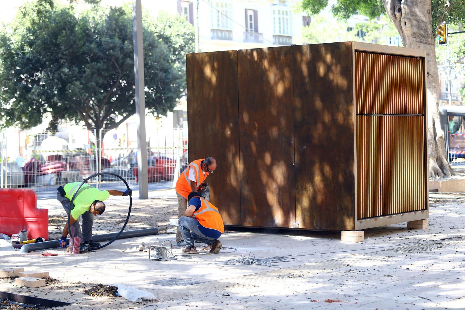 Las fotos de los nuevos puestos de flores de la Alameda
