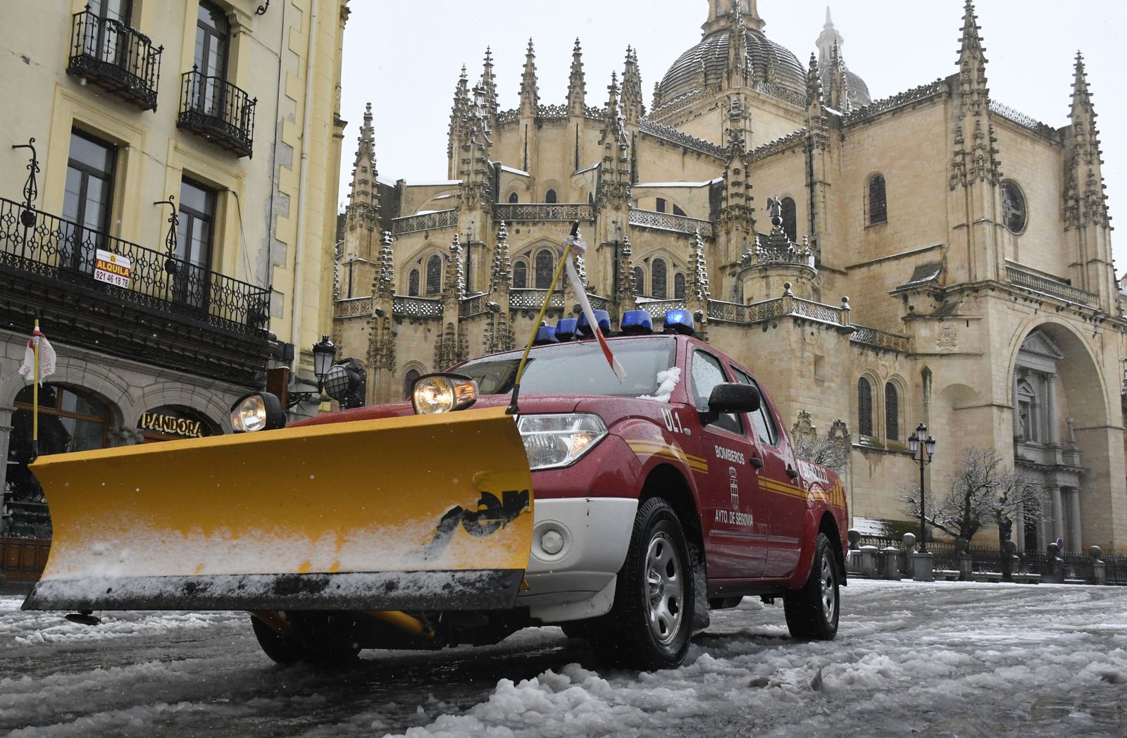 Nevadas en Segovia