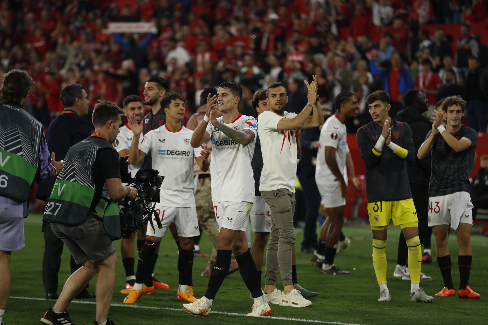 Las imágenes de la celebración del Sevilla fc