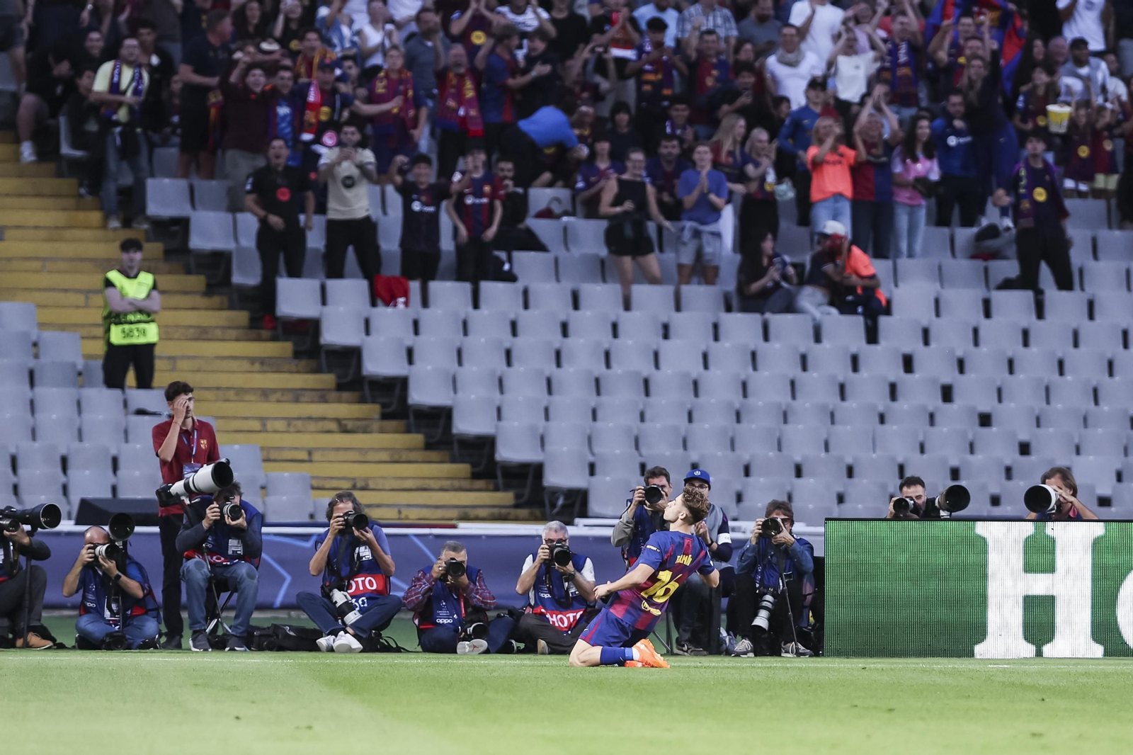 Las fotos del Barcelona-Olympiacos