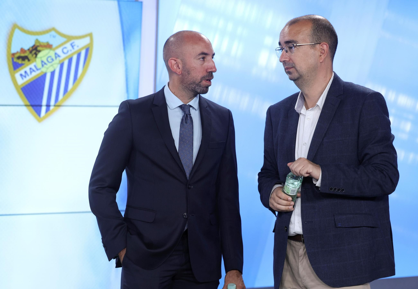 Jesús Gutiérrez, a la derecha de la imagen, junto a Antonio López