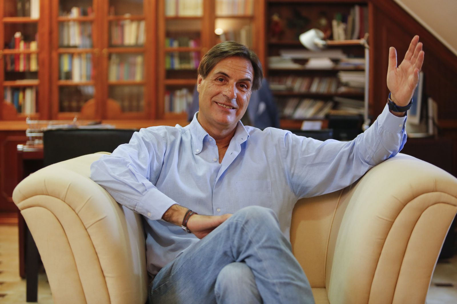 Damián Caneda, en una imagen de julio de 2014, poco antes de dejar su cargo de concejal en Málaga.