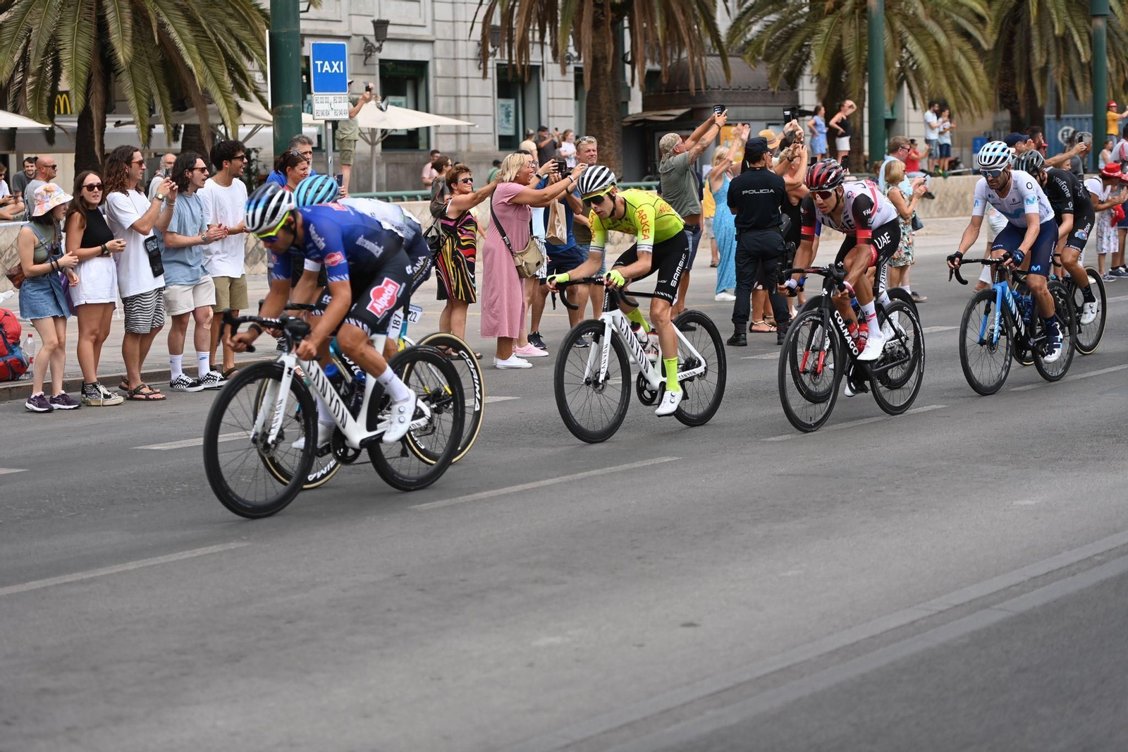 Las fotos de la Vuelta a España al paso por Málaga capital