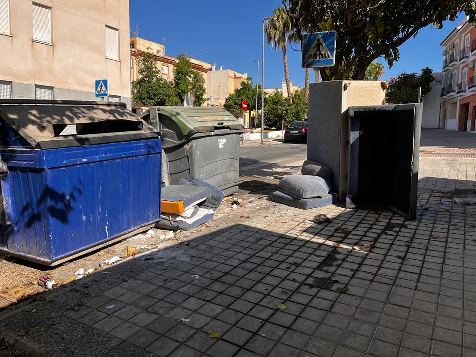 Imagen del estado de abandono del Barranco de las Monjas de Motril