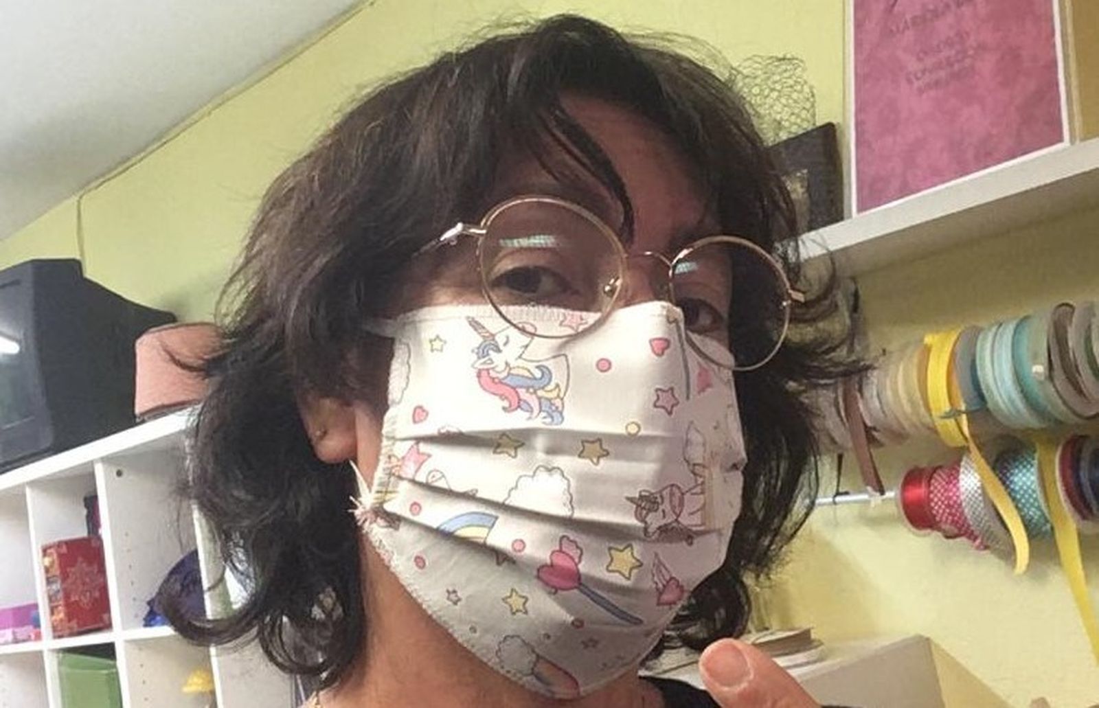 Mascarillas con diseño exclusivo.