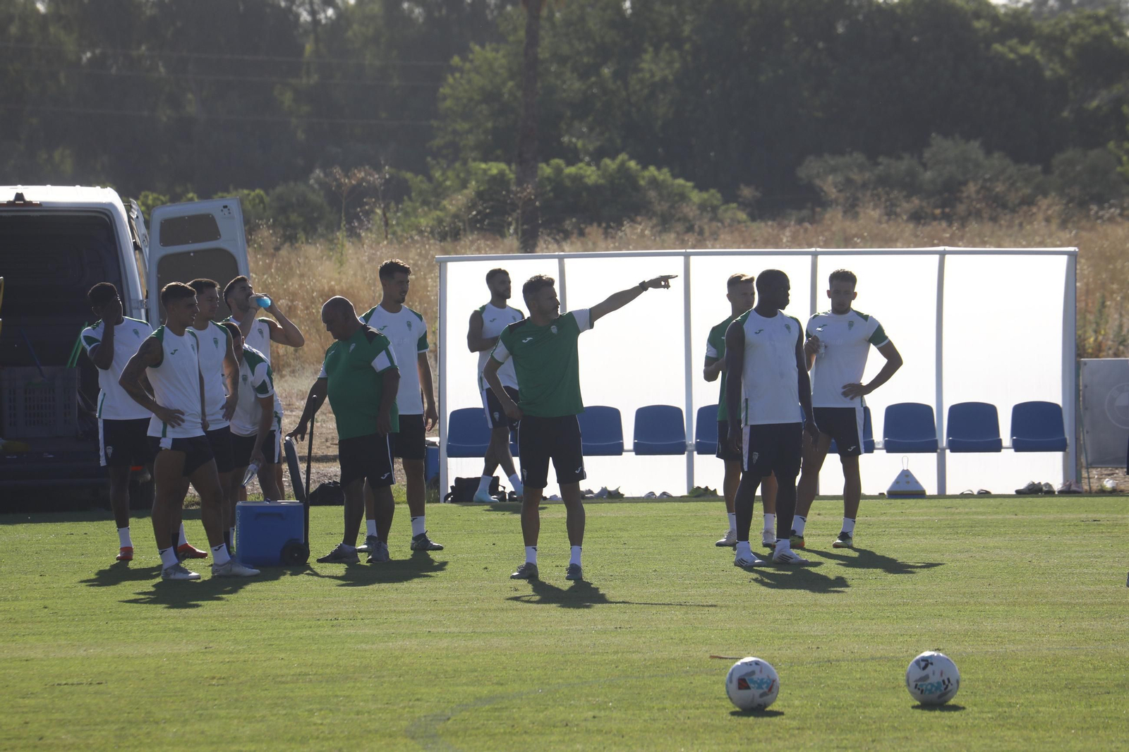 Las mejores imágenes del entrenamiento del Córdoba CF en el inicio de la tercera semana de preparación