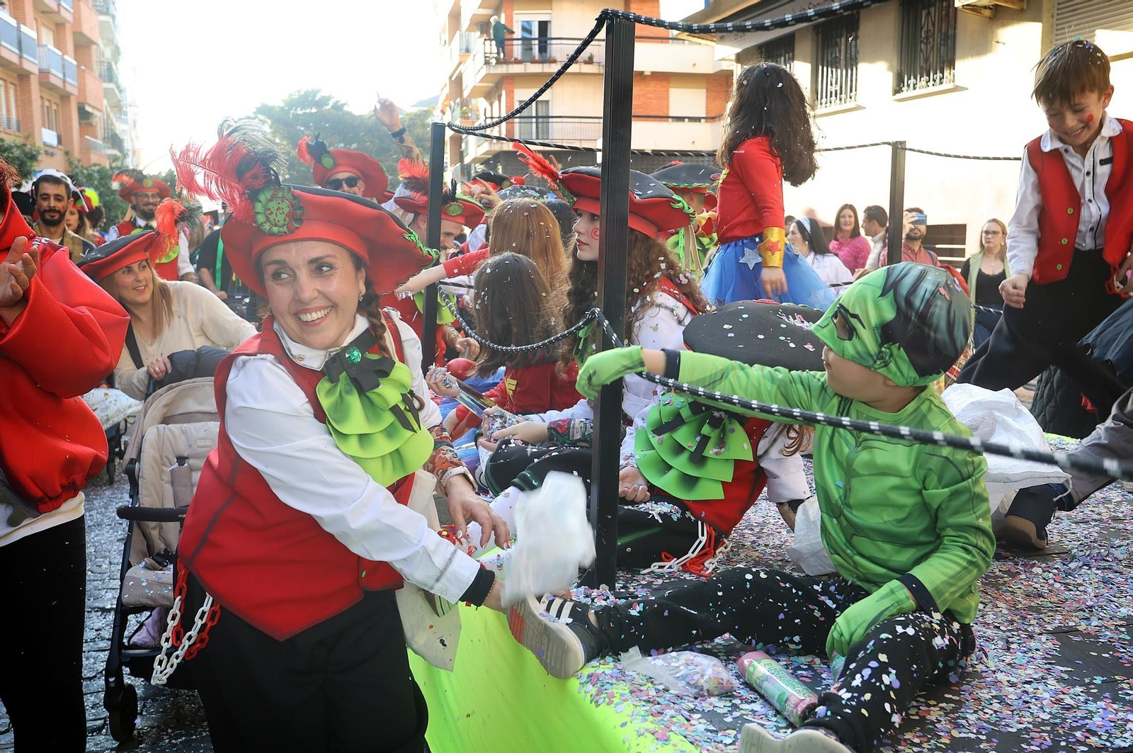 Imágenes de la cabalgata del Carnaval Colombino 2024