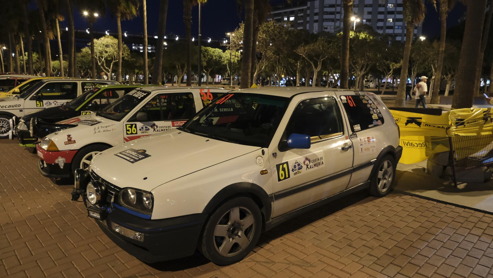 La salida de la 50 edición del Rallye Costa de Almería, en imágenes