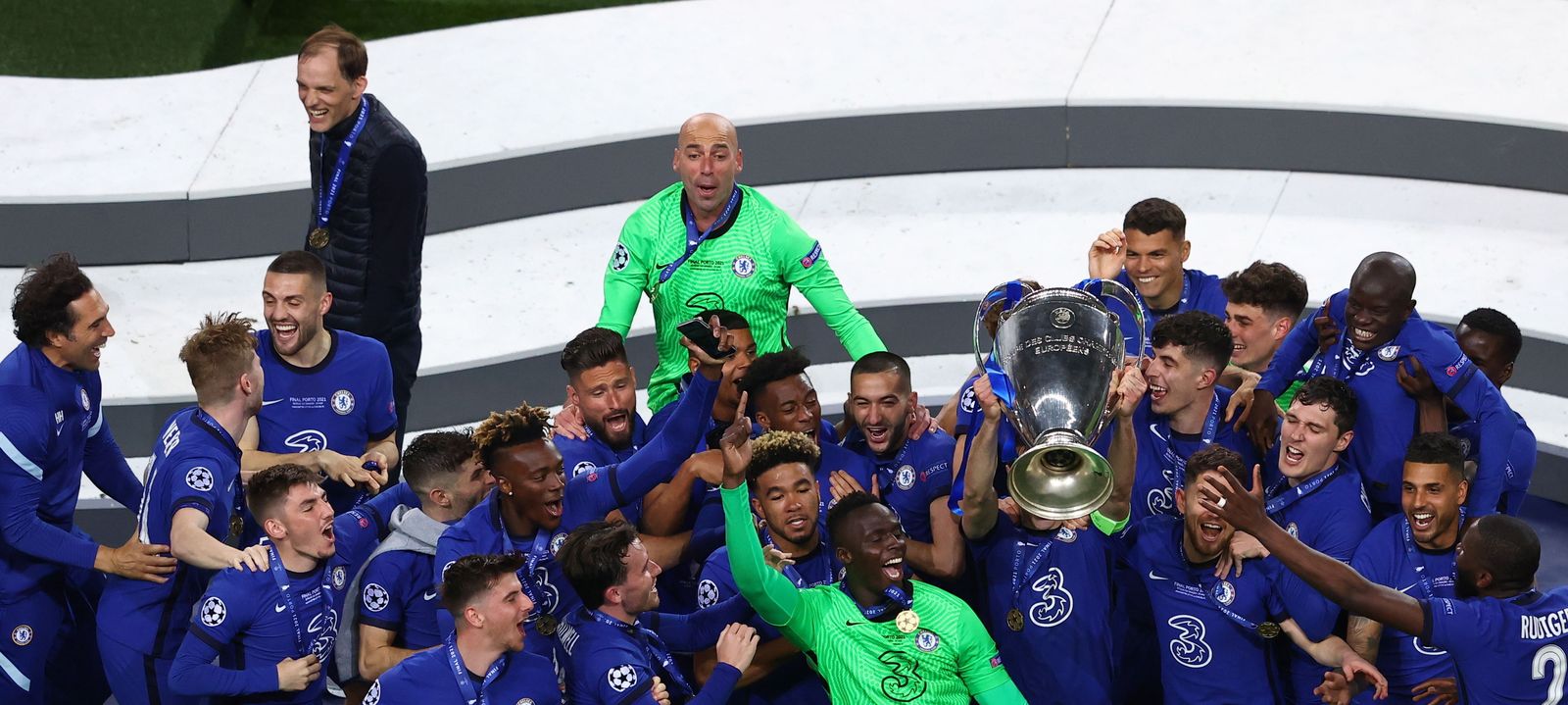 La final de la Champions entre el Manchester City y el Chelsea, en imágenes