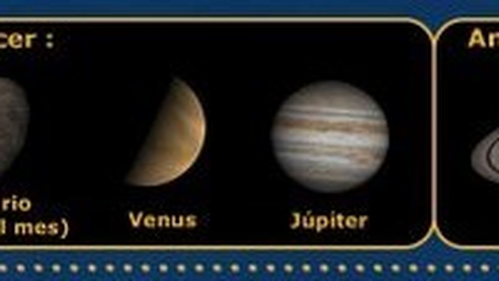 Los planetas en octubre