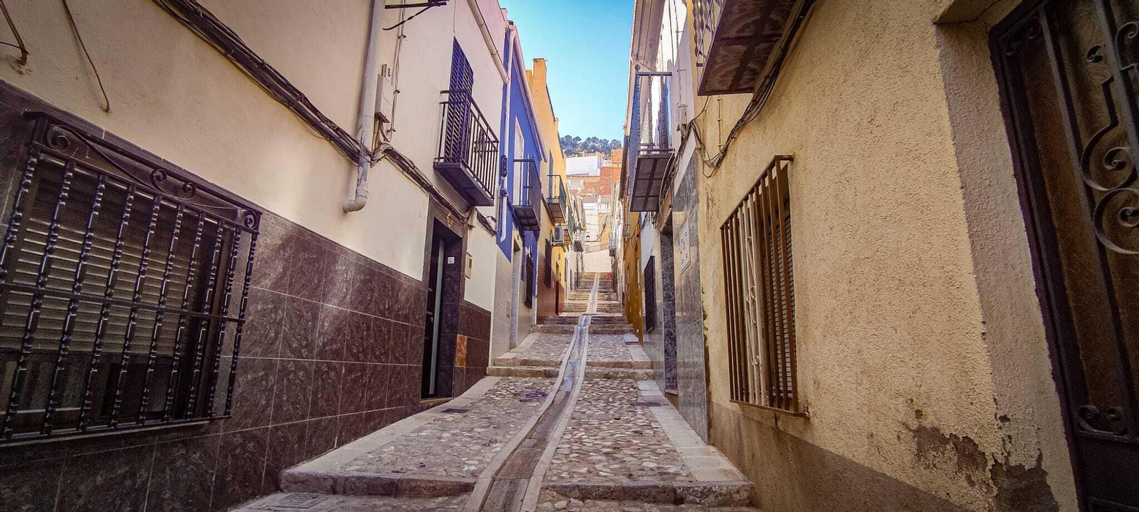 Ruta desde el casco histórico al Cerro de Santa Catalina