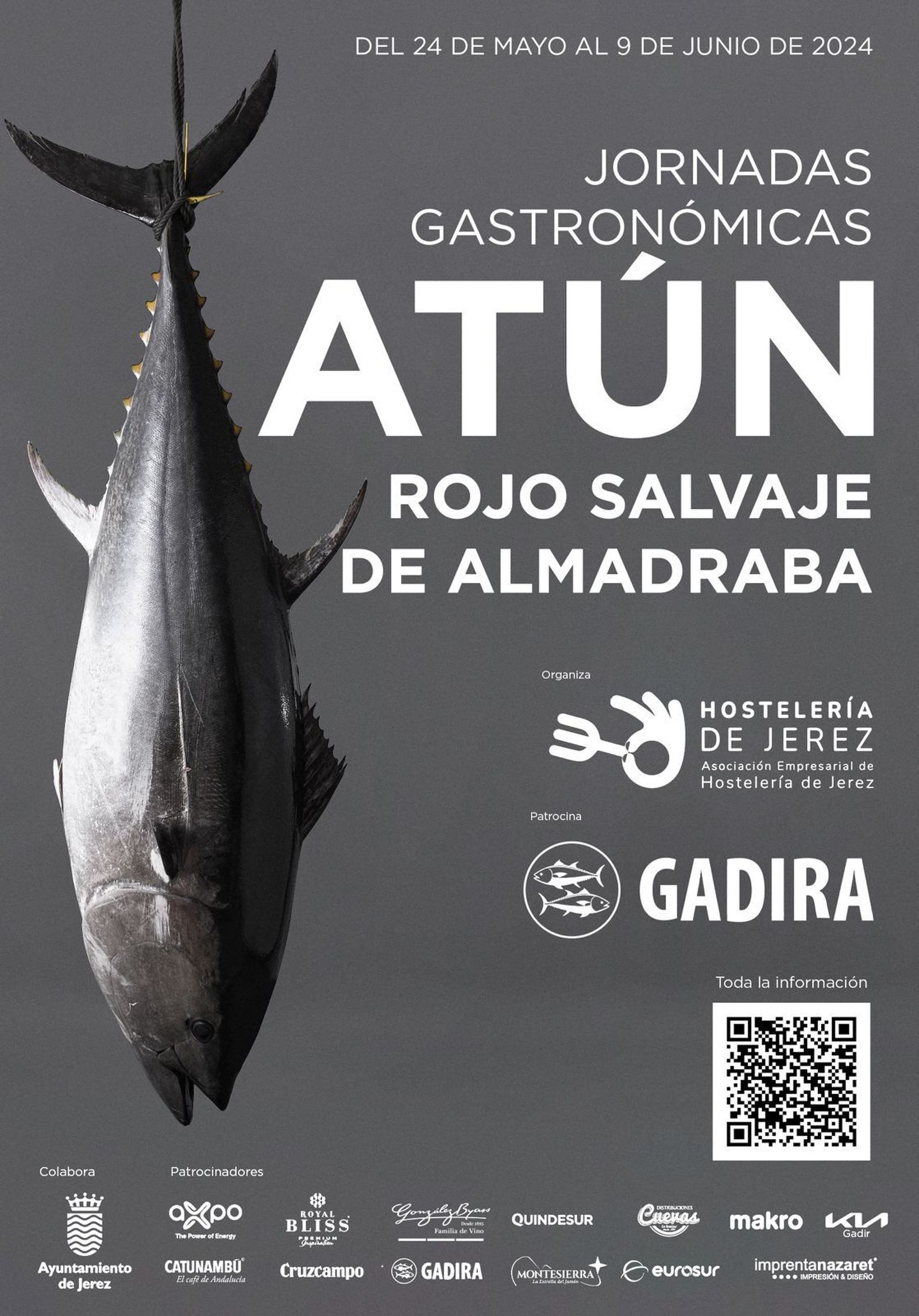 Cartel anunciador de las Jornadas del Atún.