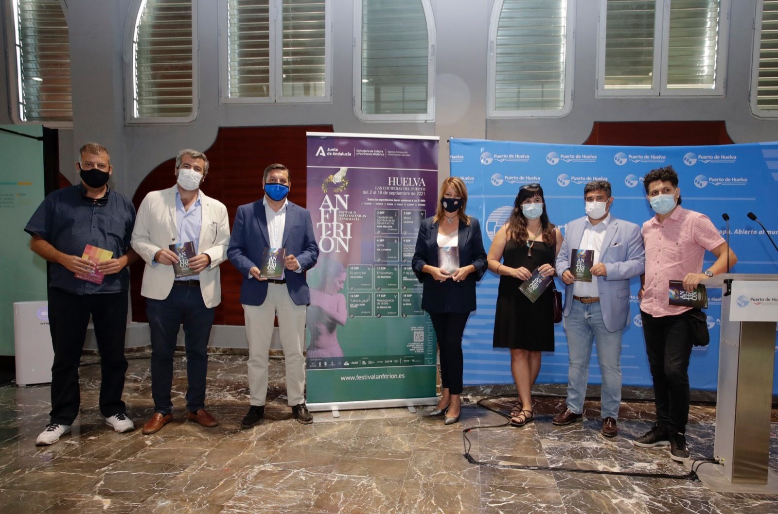 Imagen de la presentación de la programación de actuaciones en las Cocheras del Puerto.