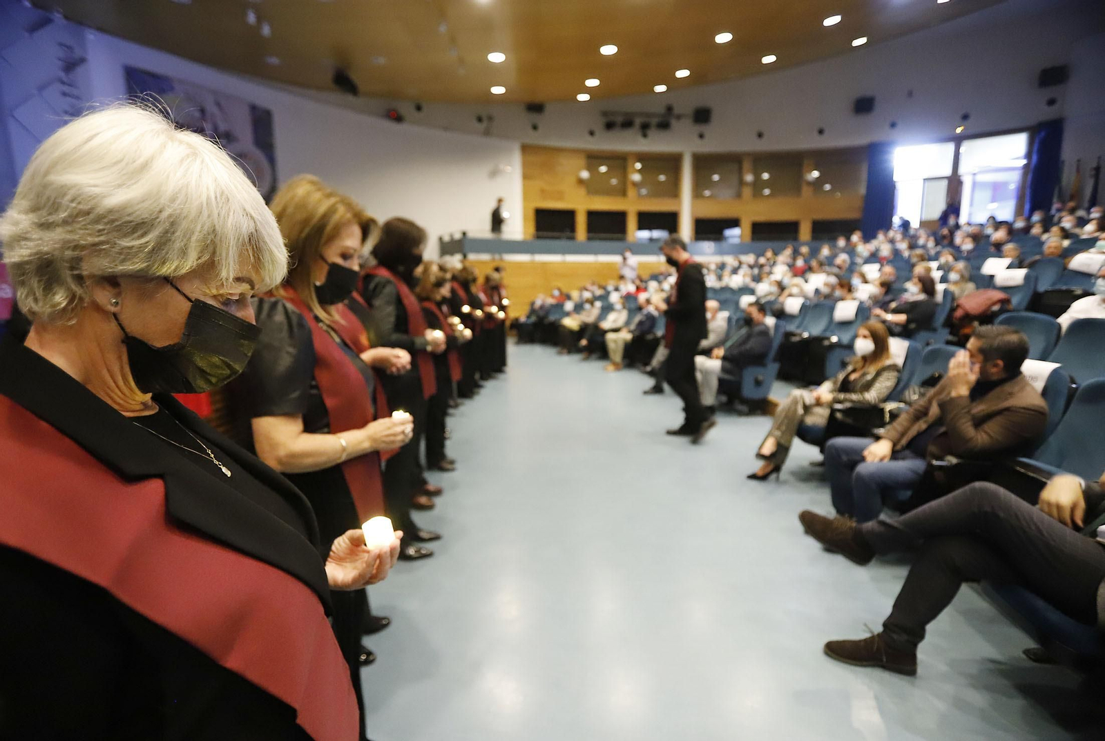 Imágenes de la inauguración del Aula de la Experiencia de la Universidad de Huelva