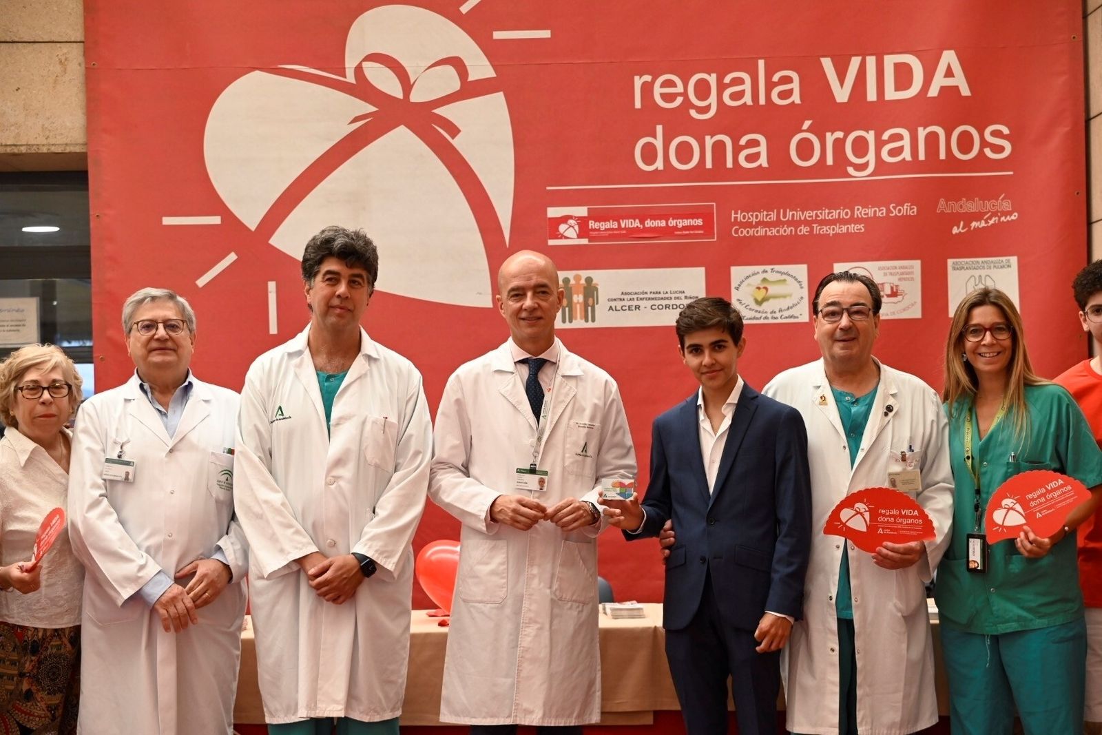 Presentación de la campaña de donación de sangre en el Hospital Reina Sofía de Córdoba.