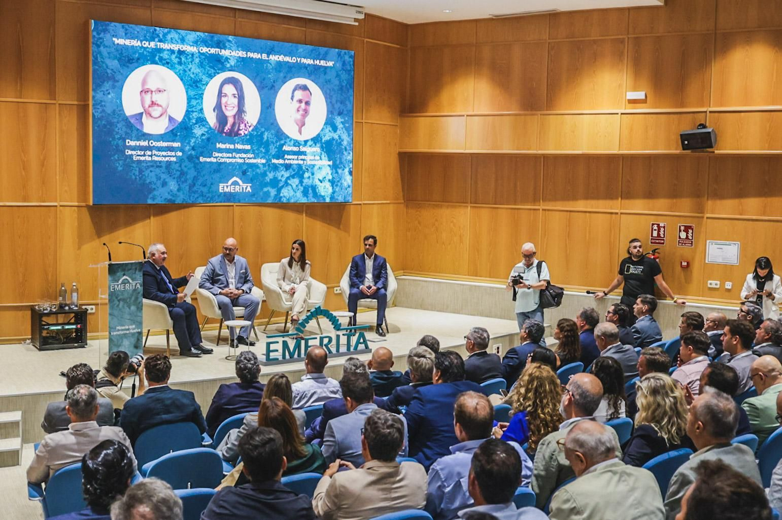 Imágenes de la presentación del proyecto de Emerita en la provincia
