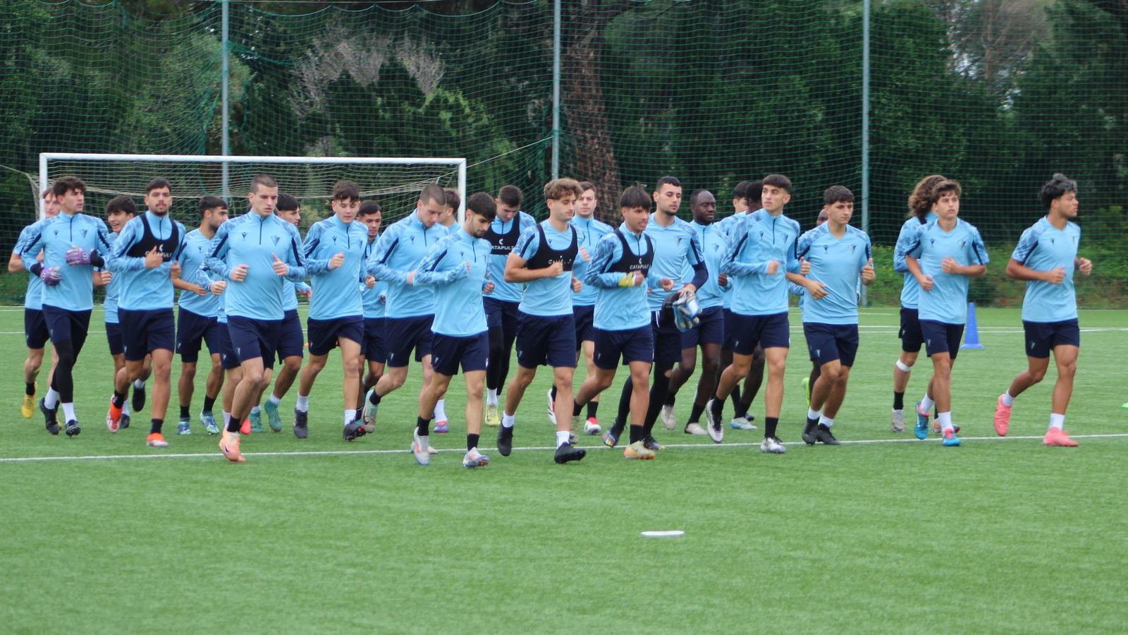 Un reciente entrenamiento del Mirandilla.
