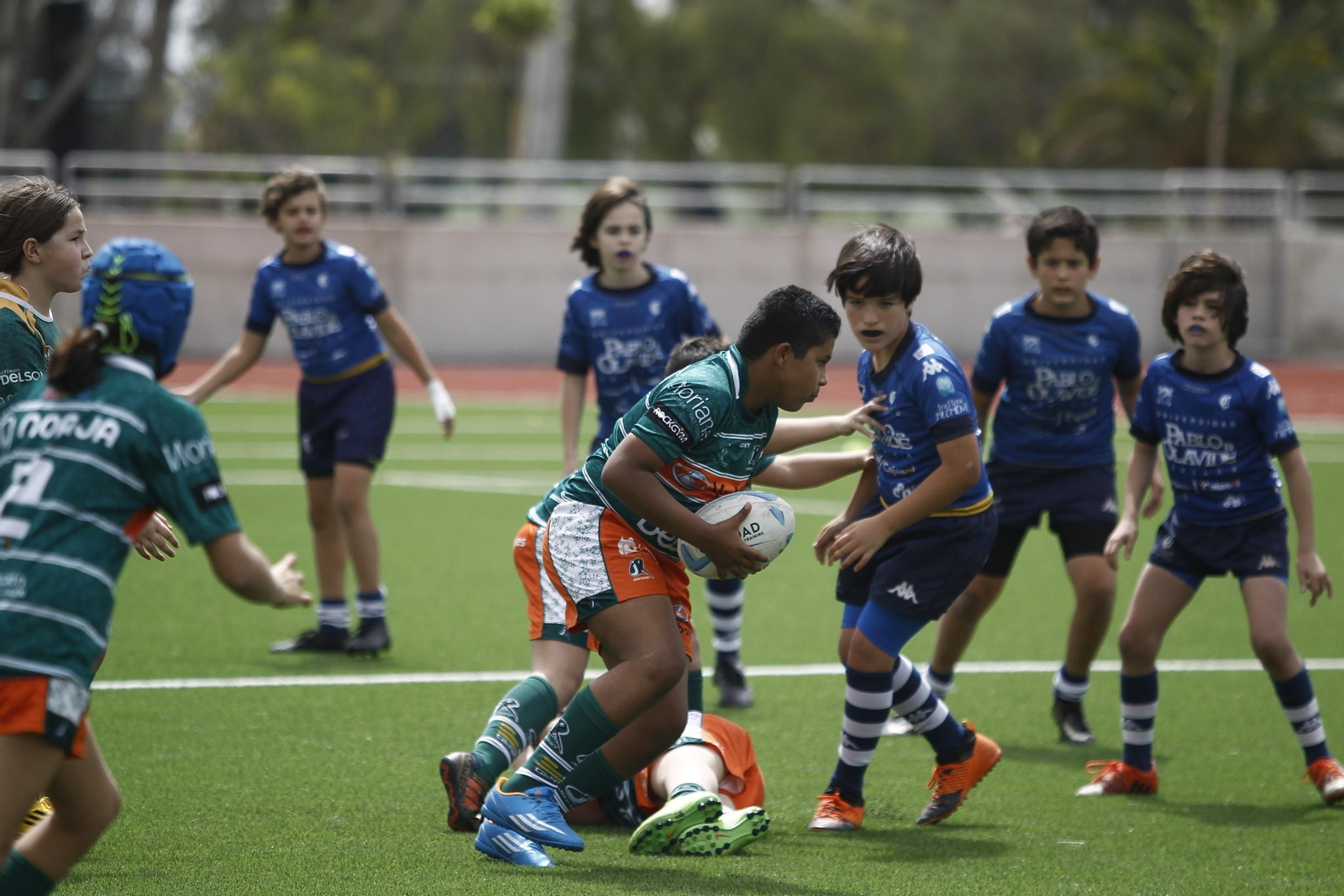 Fotogalería rugby sub-12 andaluz en la Base de La Legión. Viator (Almería)
