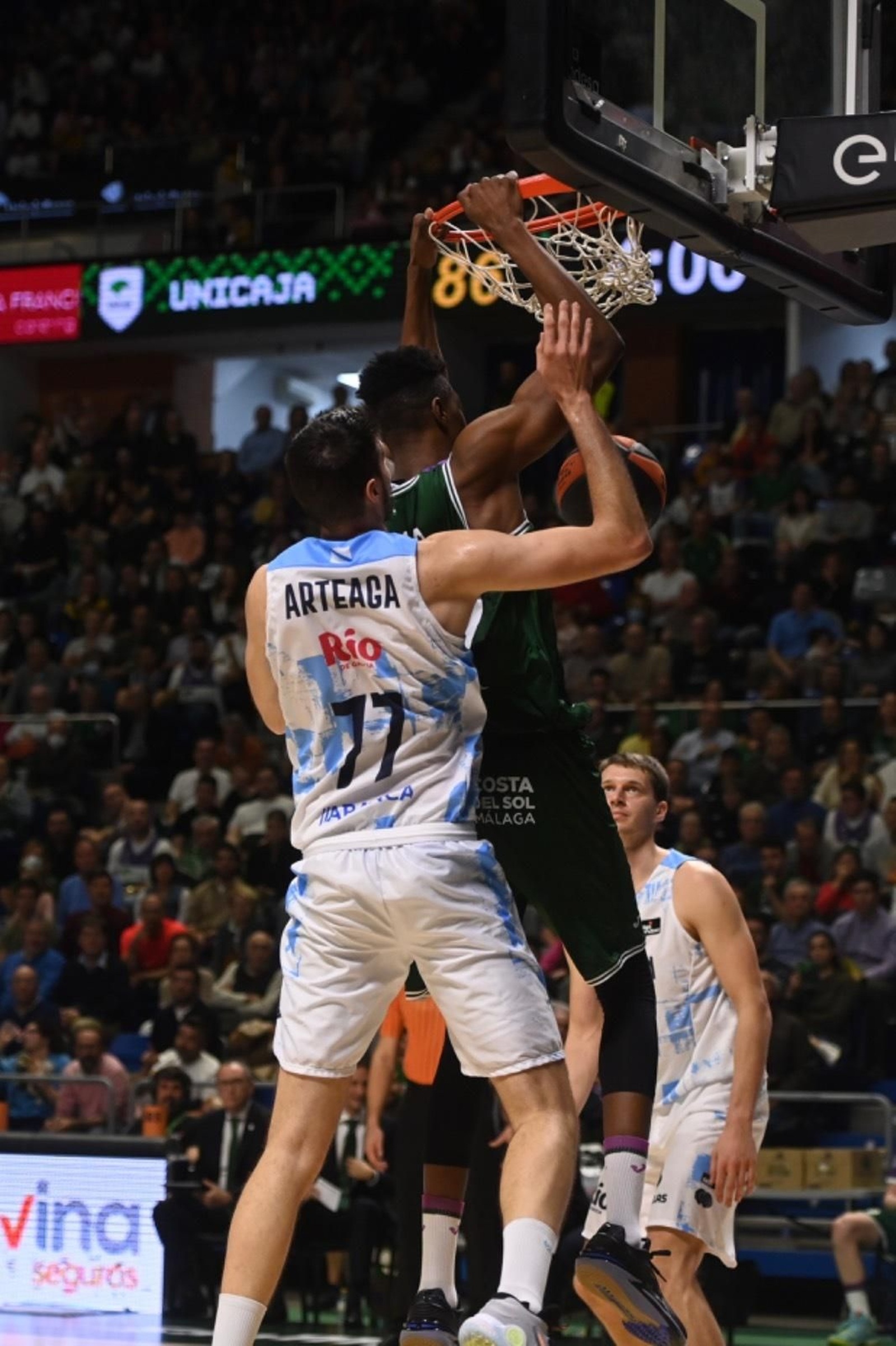 El Unicaja - Río Breogan, en fotos