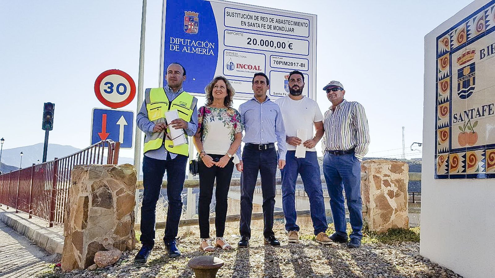 El diputado de Fomento y la alcaldesa han visitado las obras.