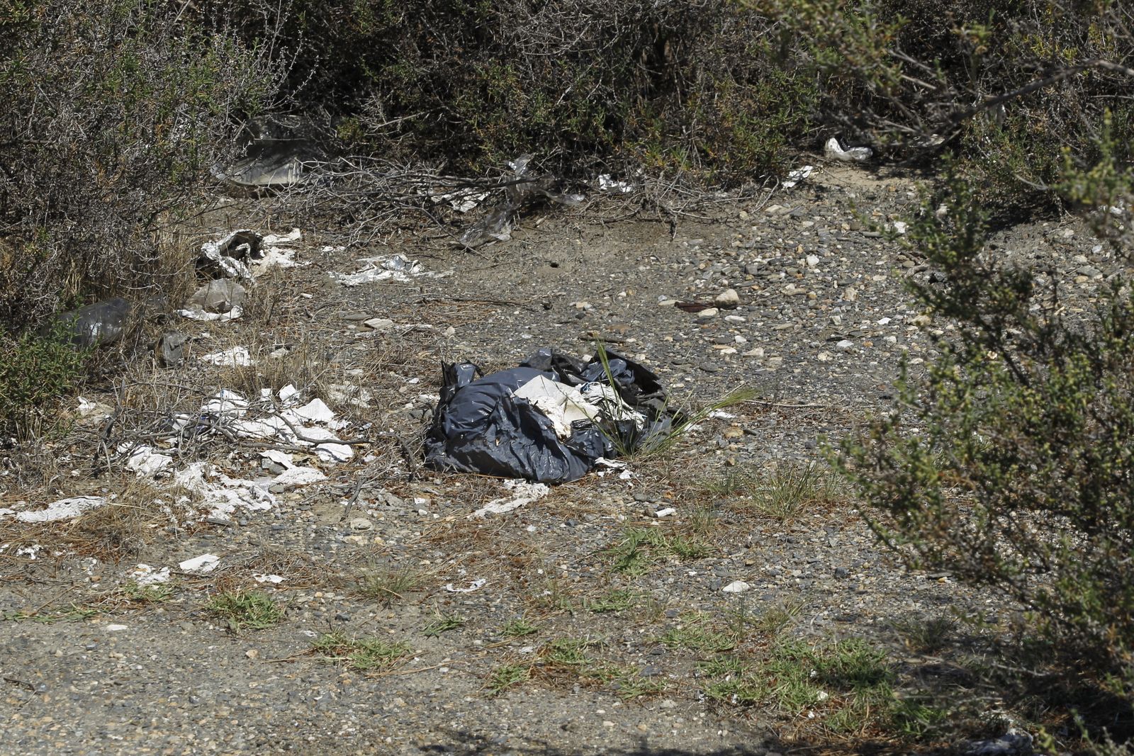 Fotogalería basura en el Desierto de Tabernas