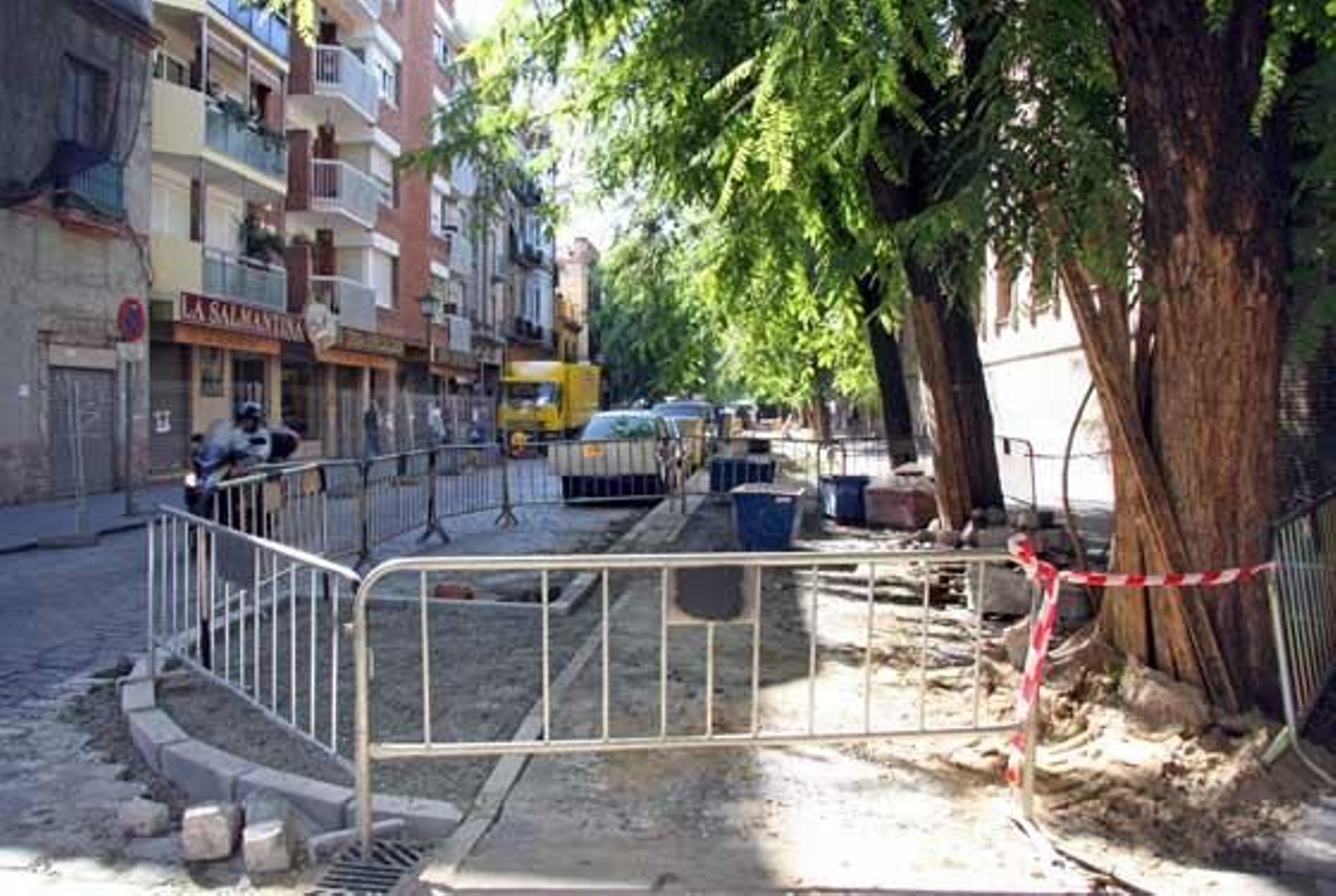 Zona vallada en San Jacinto.  Foto: B.Vargas