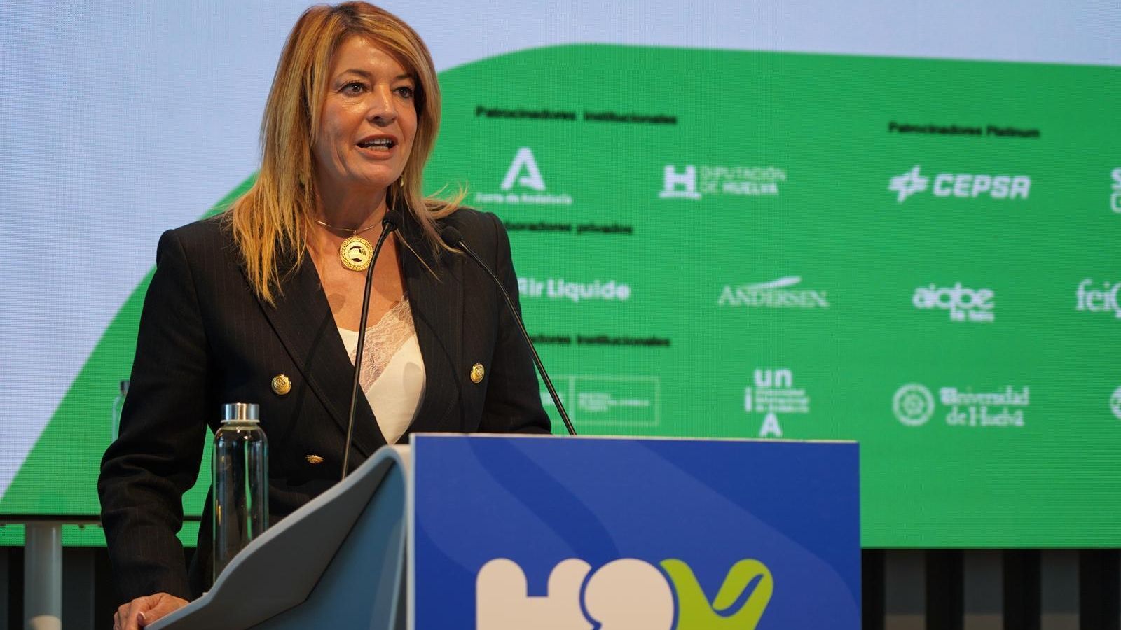 La alcaldesa de Huelva, Pilar Miranda La alcaldesa de Huelva, Pilar Miranda