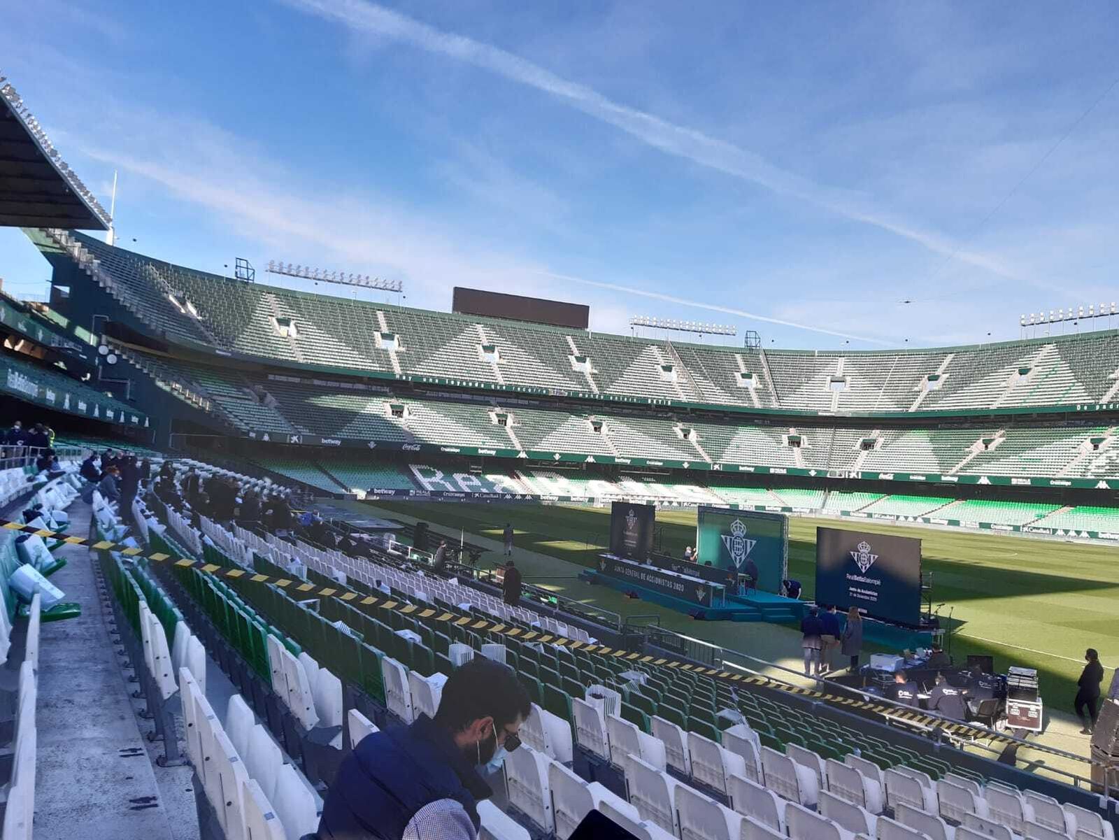 Imagen del estadio Benito Villamarín.