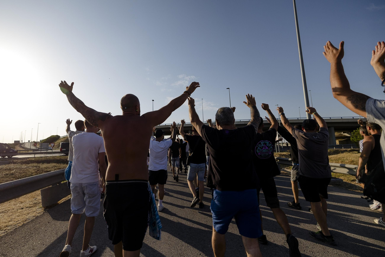Imagen de archivo de una de las protestas de la huelga del metal en Cádiz.