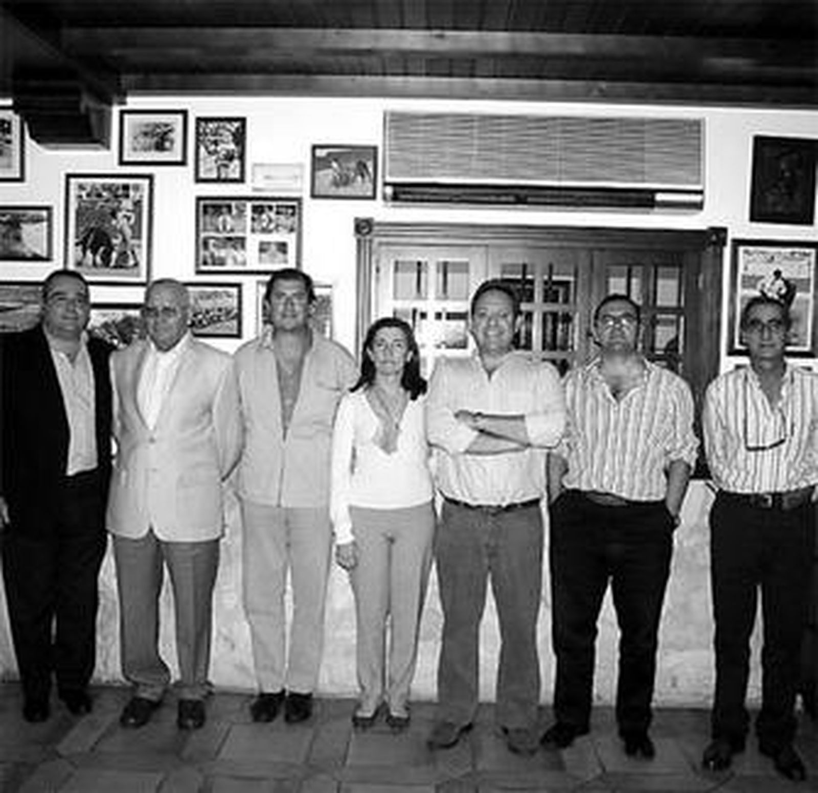 El jurado del premio al toro más bravo del Colegio de Veterinarios.