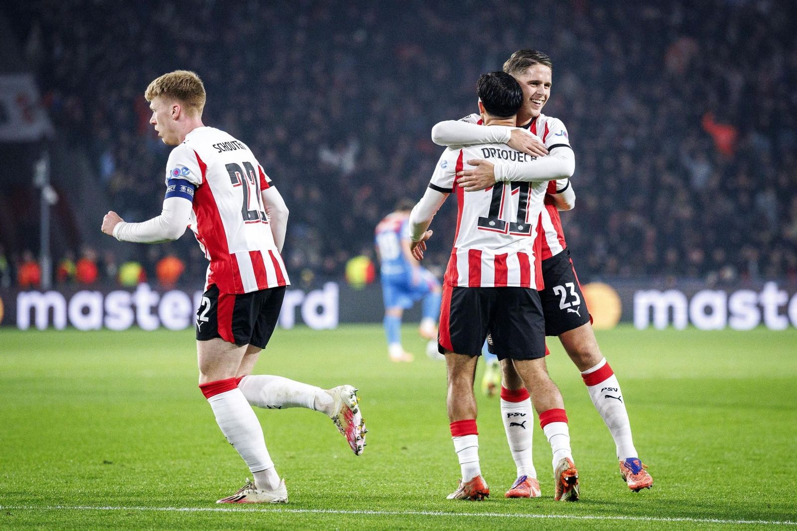 Las imágenes del PSV Eindhoven-Atlético de Madrid