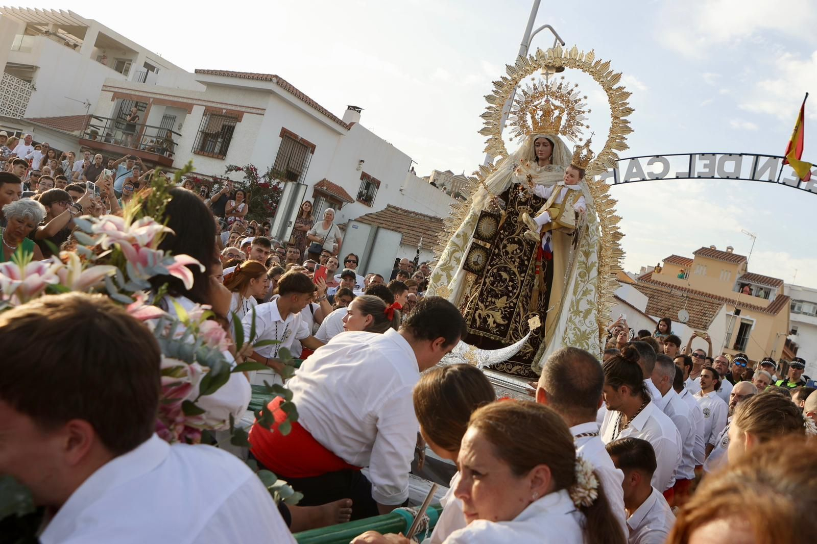La procesión de la Virgen del Carmen en El Palo y Pedregalejo, en fotos
