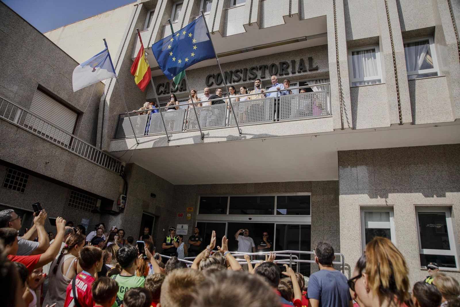Álex Baena en el Ayto de Roquetas de Mar, en imágenes