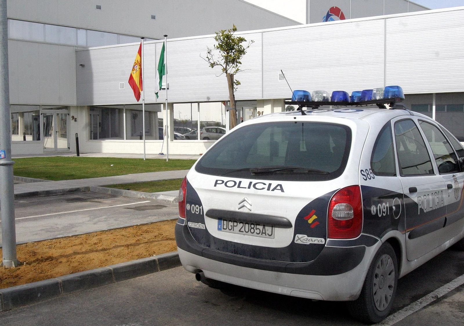 Una imagen retrospectiva de las dependencias donde están situados actualmente los Juzgados, en el polígono de Las Salinas.