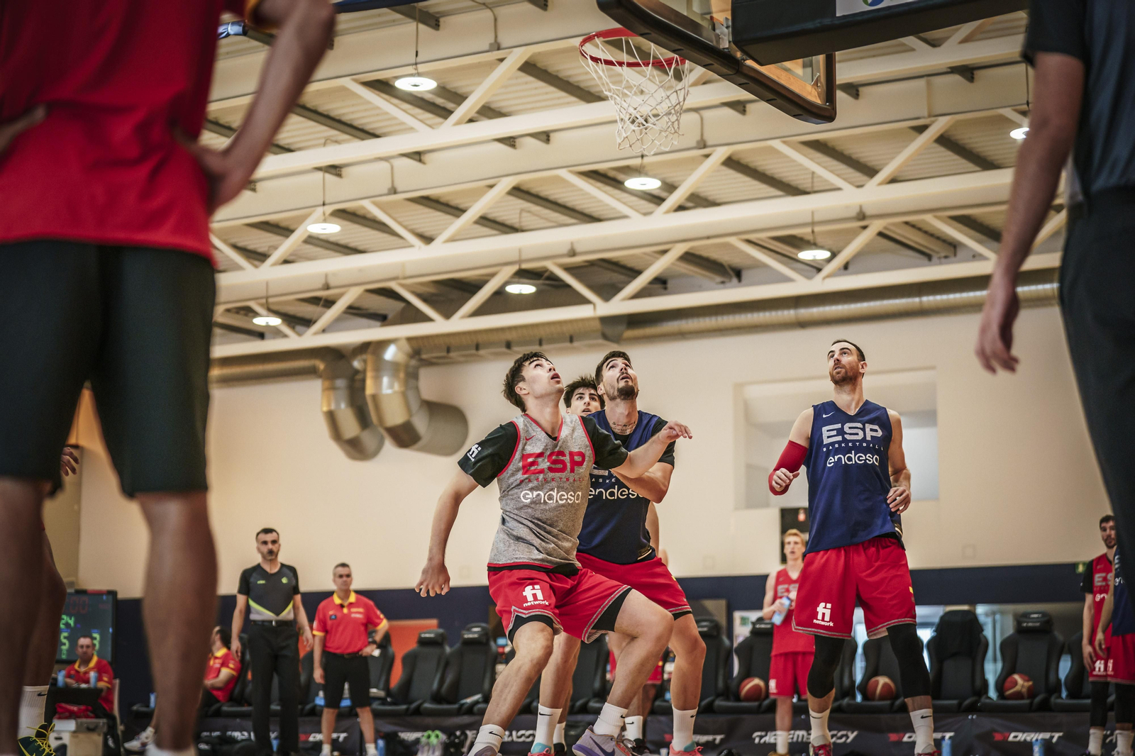 Sesión de la selección española en The Embassy