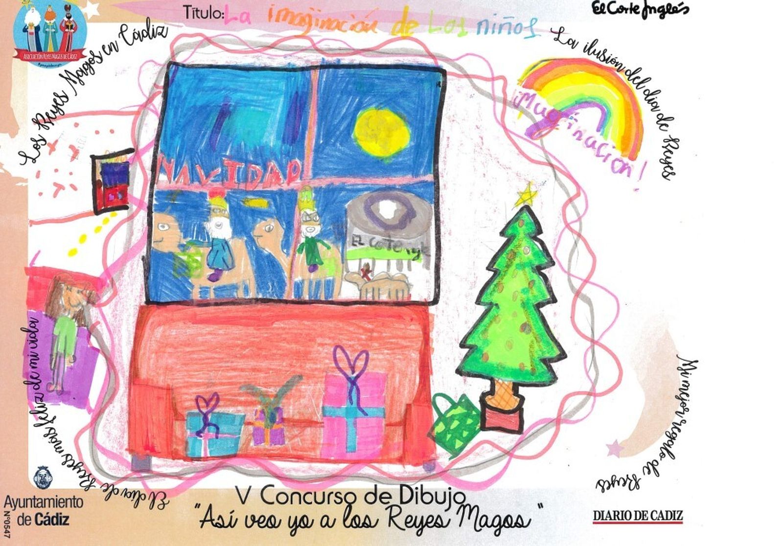 Los dibujos del concurso 'Así veo yo a los Reyes Magos'.