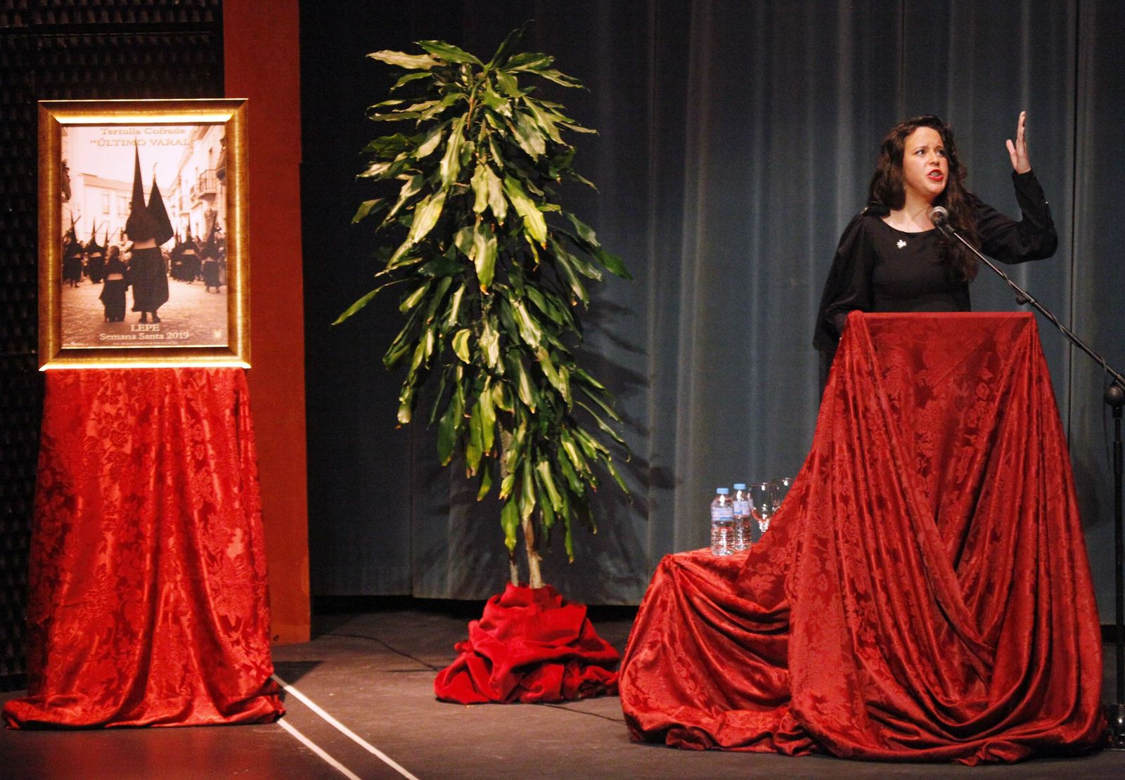 Un momento del pregón de Inmaculada Ponce.