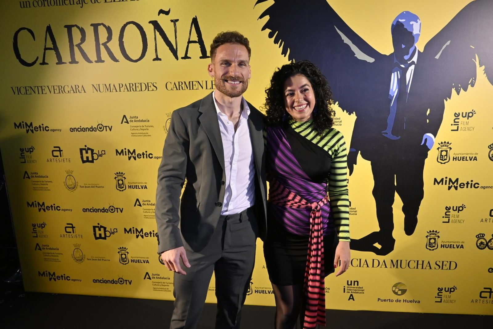 Estreno del cortometraje 'Carroña' del cineasta onubense Elías Pérez , en imágenes