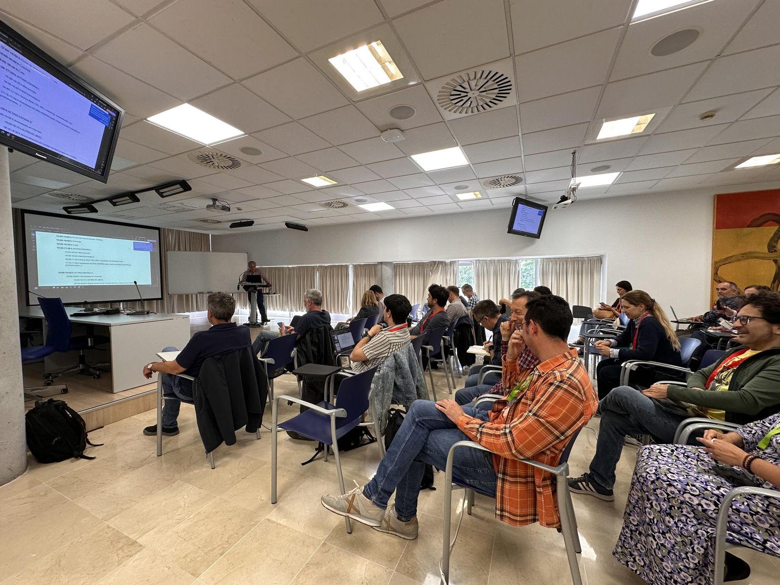 Momento de una de las reuniones