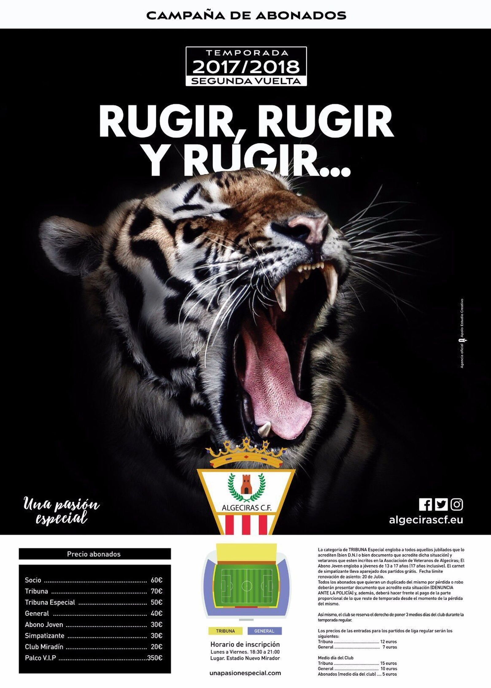 El Algeciras promete seguir rugiendo